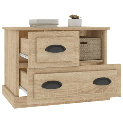 vidaXL Bedside Cabinet Sonoma Oak 60x39x45 cm