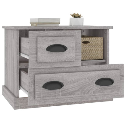 vidaXL Bedside Cabinet Grey Sonoma 60x39x45 cm