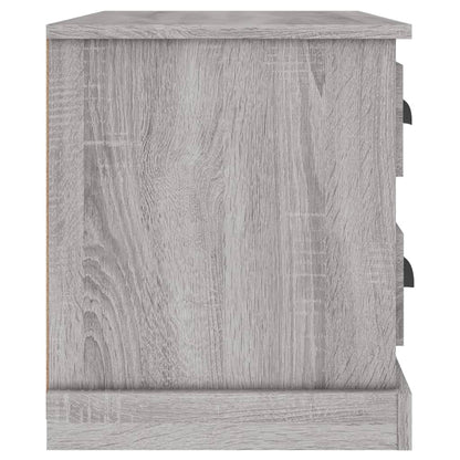 vidaXL Bedside Cabinet Grey Sonoma 60x39x45 cm