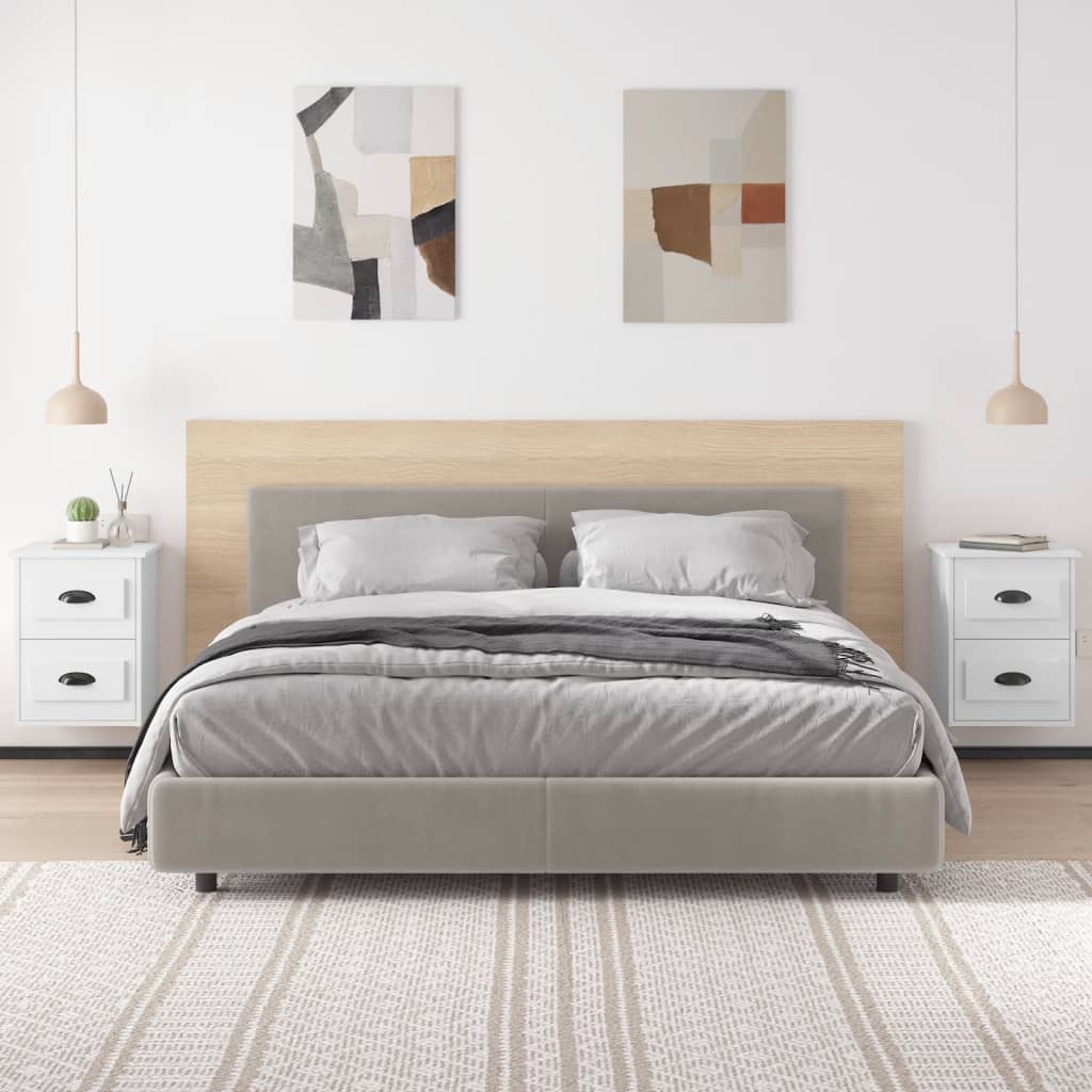 vidaXL Wall-mounted Bedside Cabinets 2 pcs White 41.5x36x53cm