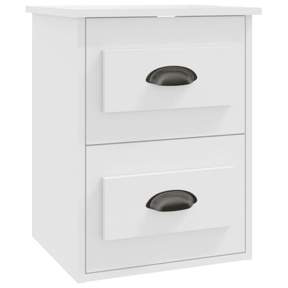 vidaXL Wall-mounted Bedside Cabinets 2 pcs White 41.5x36x53cm