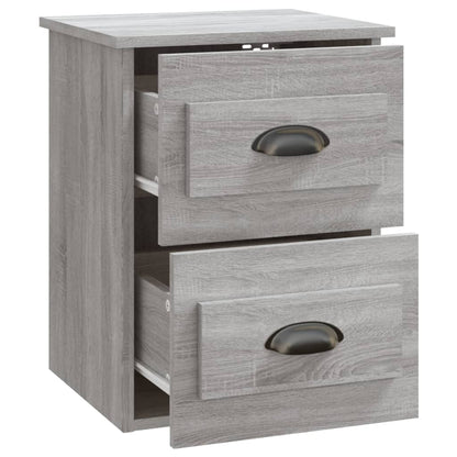 vidaXL Wall-mounted Bedside Cabinets 2 pcs Grey Sonoma 41.5x36x53cm