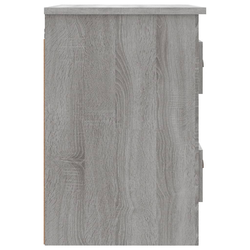 vidaXL Wall-mounted Bedside Cabinets 2 pcs Grey Sonoma 41.5x36x53cm