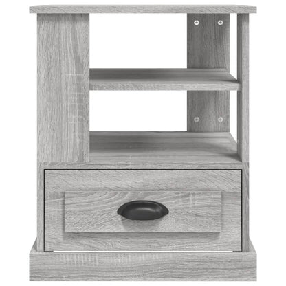 vidaXL Side Table Grey Sonoma 50x50x60 cm Engineered Wood