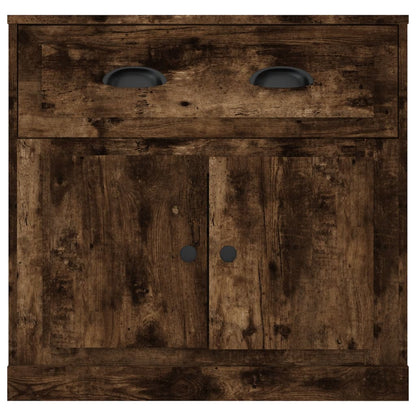 vidaXL Sideboard Smoked Oak 70x35.5x67.5 cm Engineered Wood