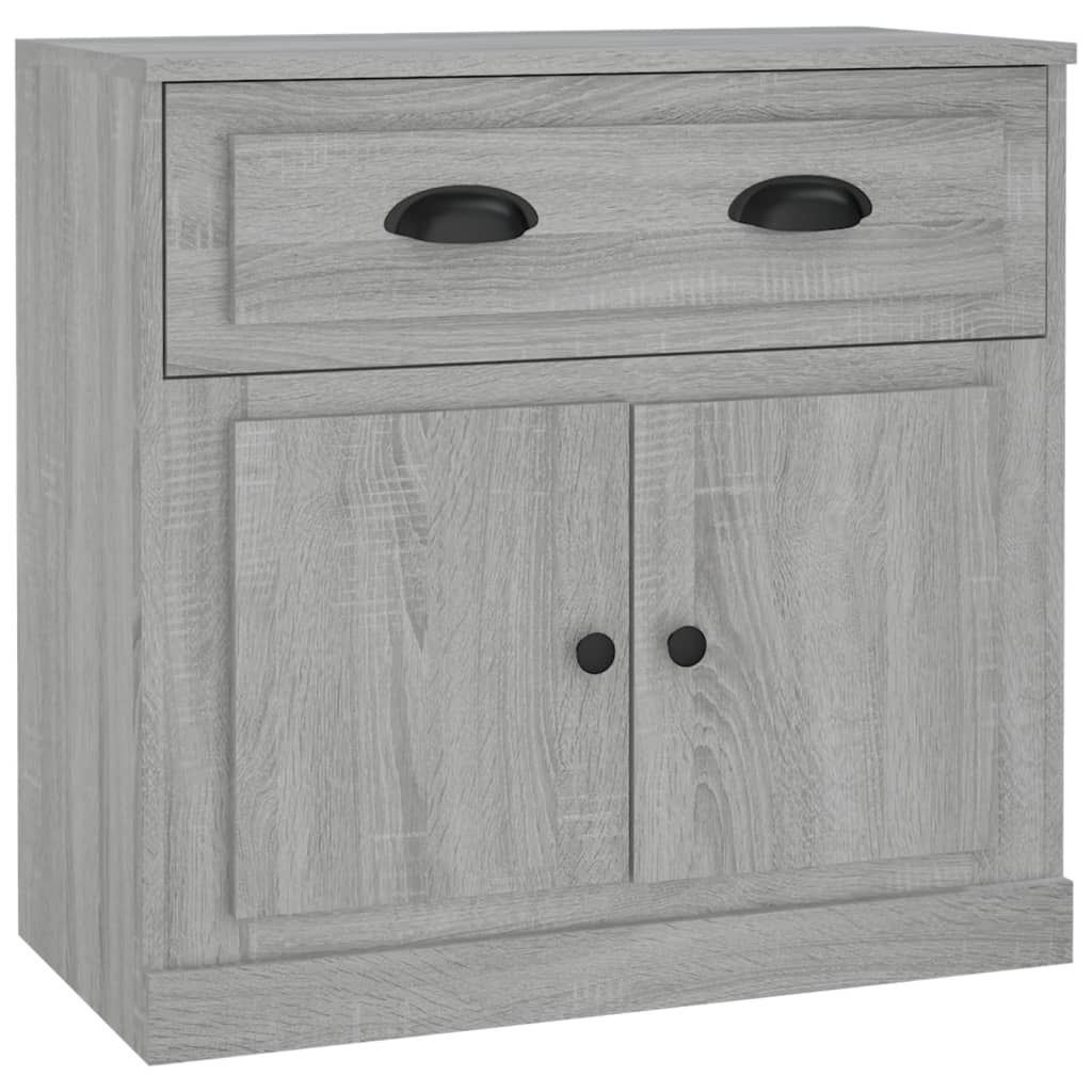 vidaXL Sideboard Grey Sonoma 70x35,5x67,5 cm Engineered Wood