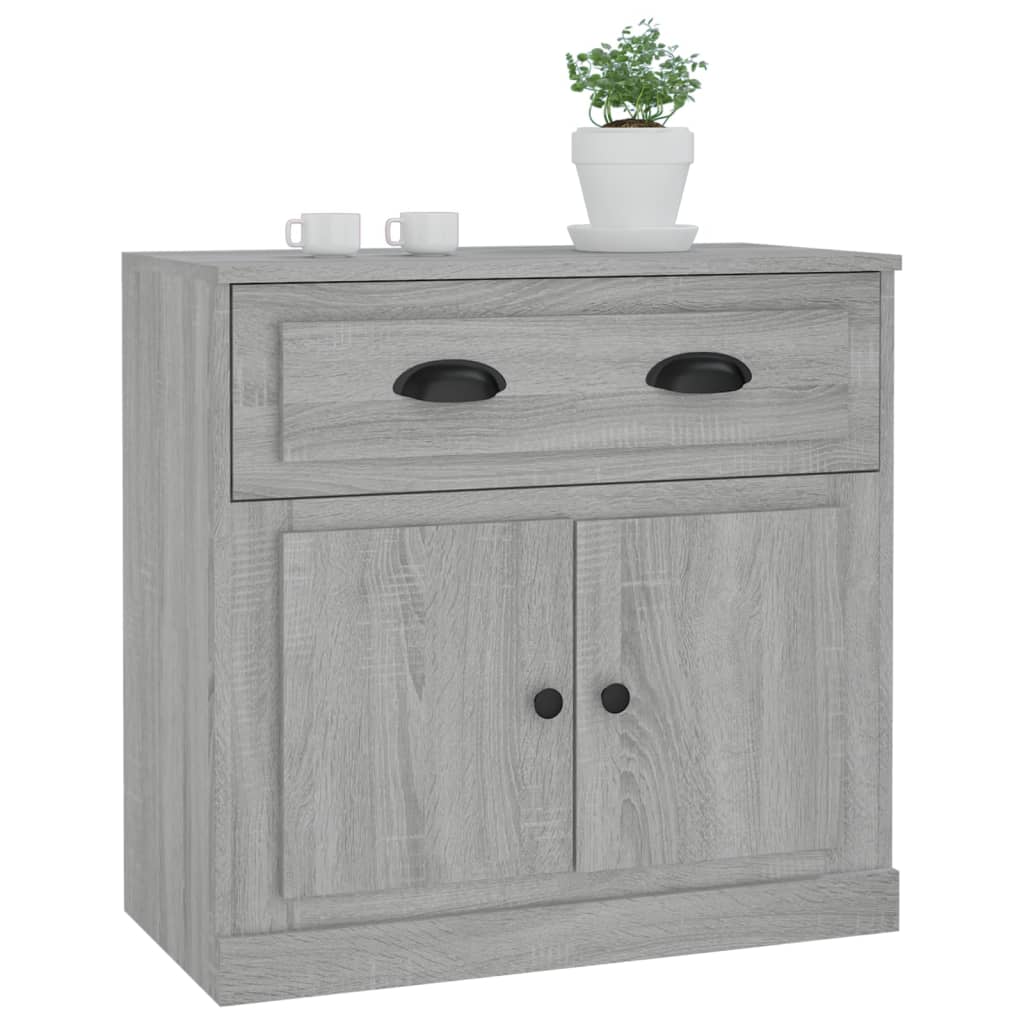 vidaXL Sideboard Grey Sonoma 70x35.5x67.5 cm Engineered Wood