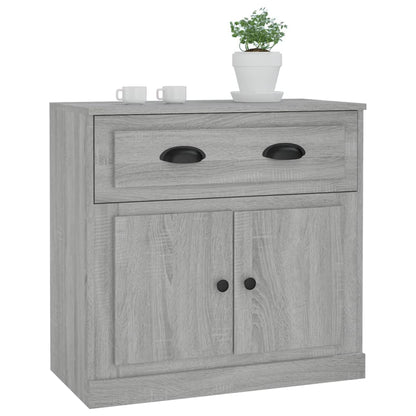 vidaXL Sideboard Grey Sonoma 70x35,5x67,5 cm Engineered Wood