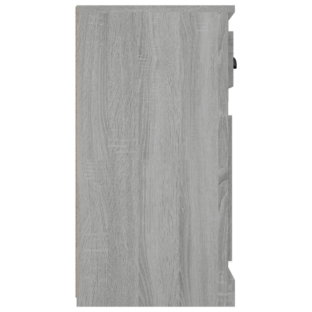 vidaXL Sideboard Grey Sonoma 70x35,5x67,5 cm Engineered Wood
