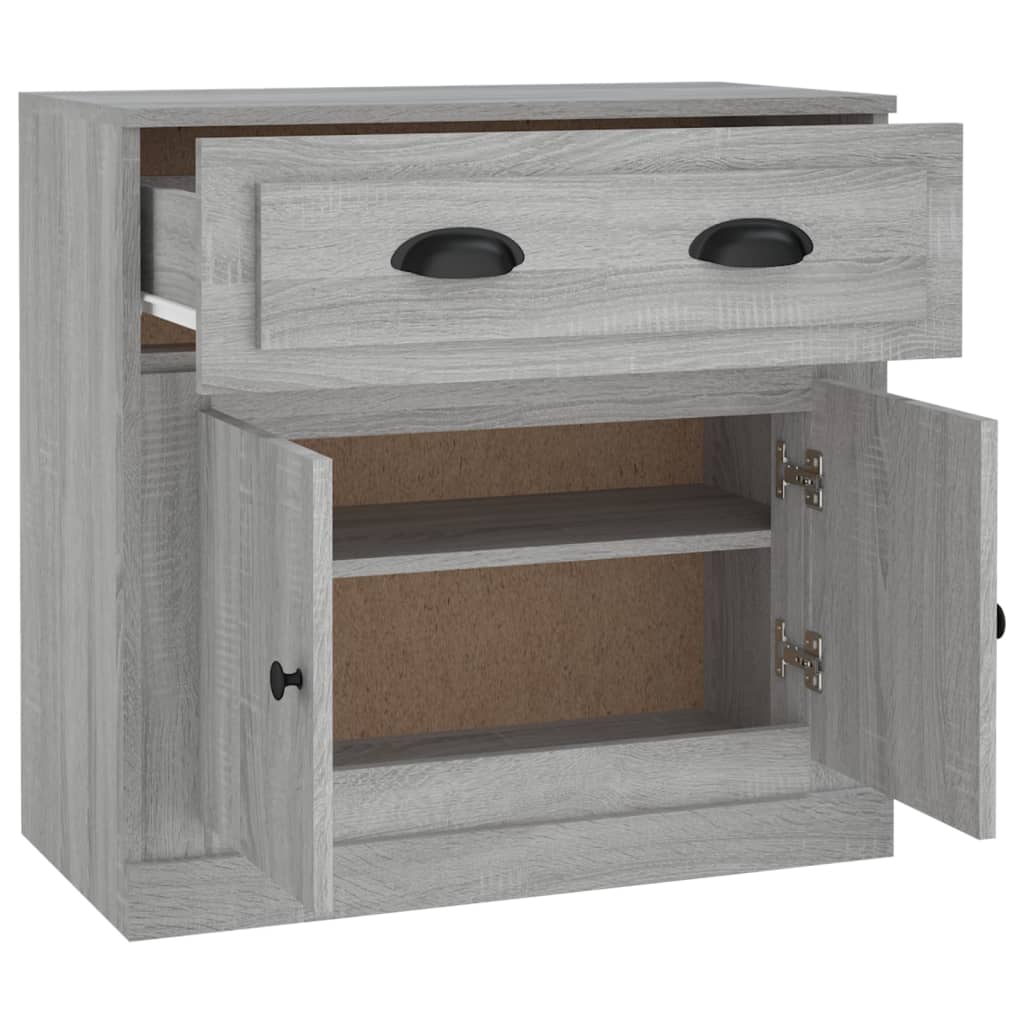 vidaXL Sideboard Grey Sonoma 70x35,5x67,5 cm Engineered Wood