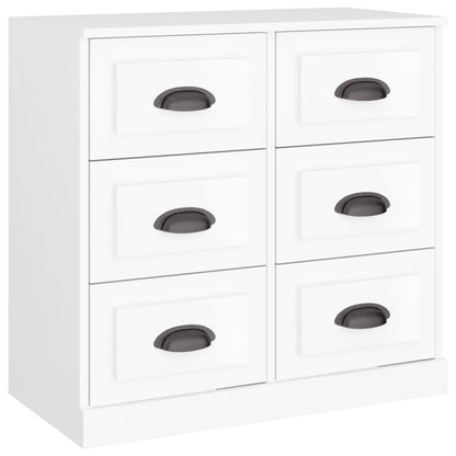 vidaXL Sideboard White 70x35,5x67,5 cm Engineered Wood