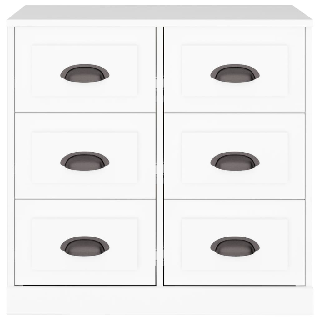 vidaXL Sideboard White 70x35.5x67.5 cm Engineered Wood