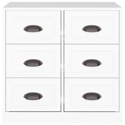 vidaXL Sideboard White 70x35.5x67.5 cm Engineered Wood