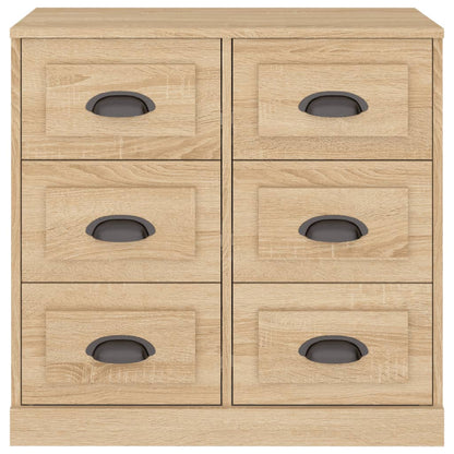 vidaXL Sideboard Sonoma Oak 70x35.5x67.5 cm Engineered Wood