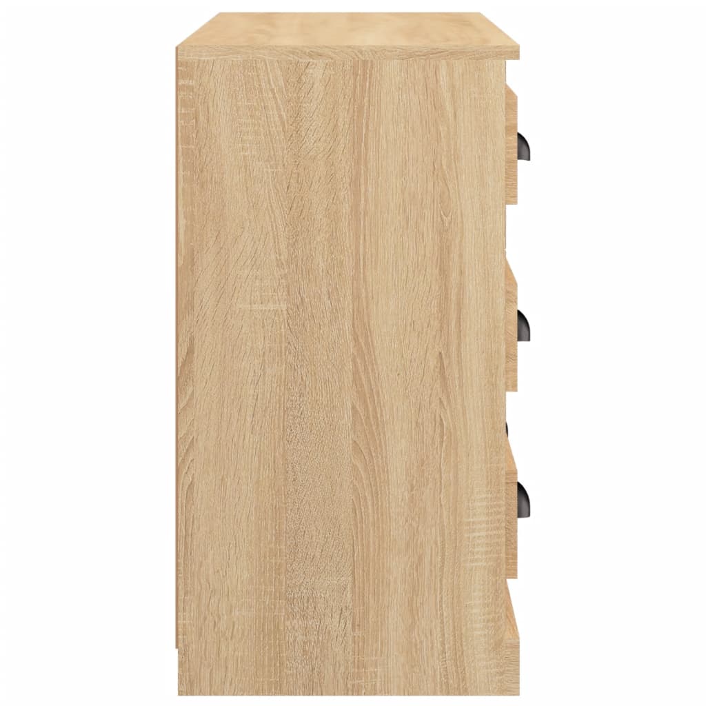 vidaXL Sideboard Sonoma Oak 70x35,5x67,5 cm Engineered Wood