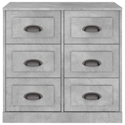 vidaXL Sideboard Concrete Grey 70x35.5x67.5 cm Engineered Wood