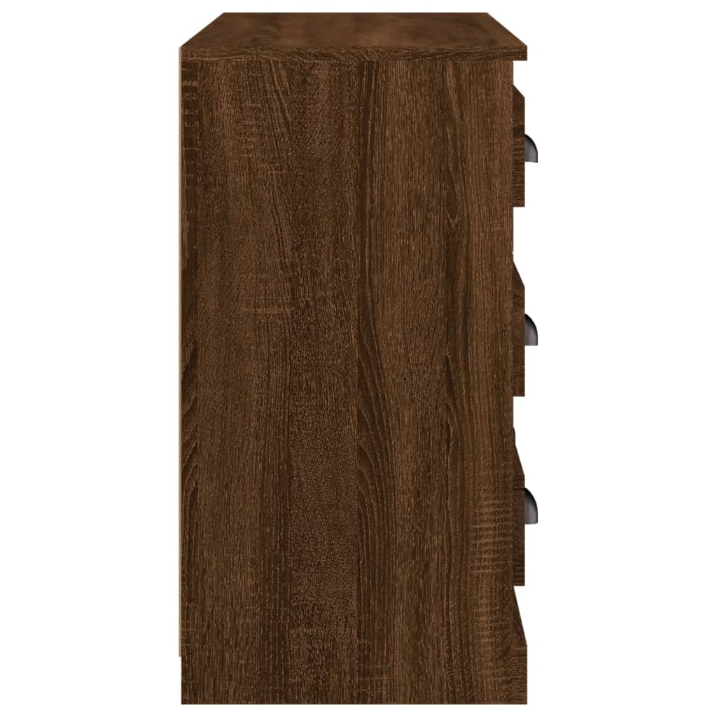 vidaXL Sideboard Brown Oak 70x35.5x67.5 cm Engineered Wood