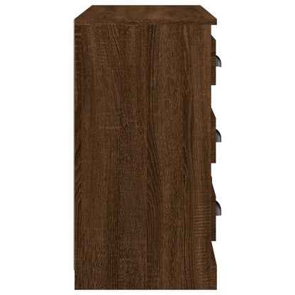 vidaXL Sideboard Brown Oak 70x35.5x67.5 cm Engineered Wood