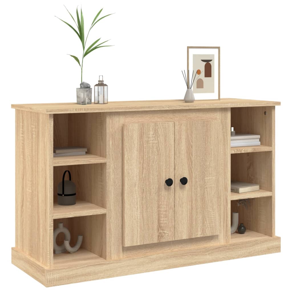 vidaXL Sideboard Sonoma Oak 100x35,5x60 cm Engineered Wood