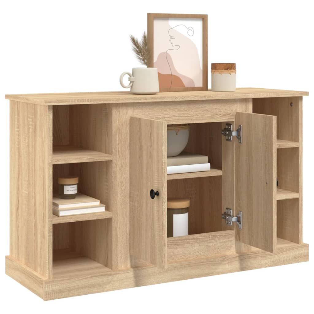 vidaXL Sideboard Sonoma Oak 100x35.5x60 cm Engineered Wood