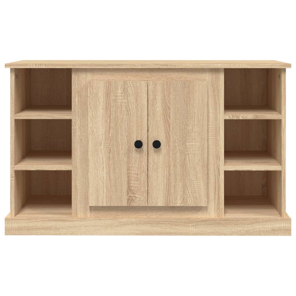 vidaXL Sideboard Sonoma Oak 100x35.5x60 cm Engineered Wood