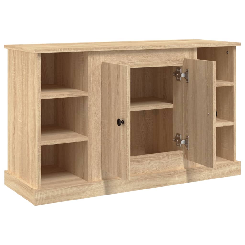 vidaXL Sideboard Sonoma Oak 100x35.5x60 cm Engineered Wood