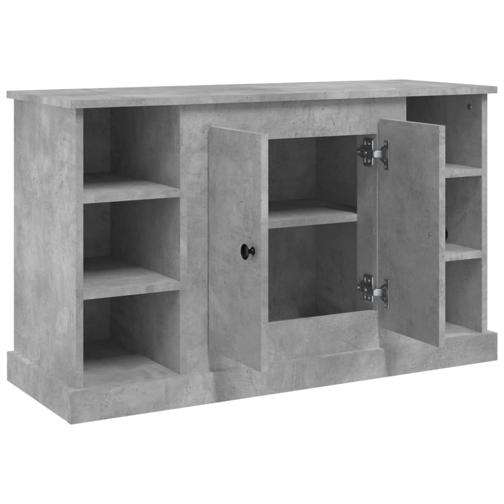vidaXL Sideboard Concrete Grey 100x35.5x60 cm Engineered Wood