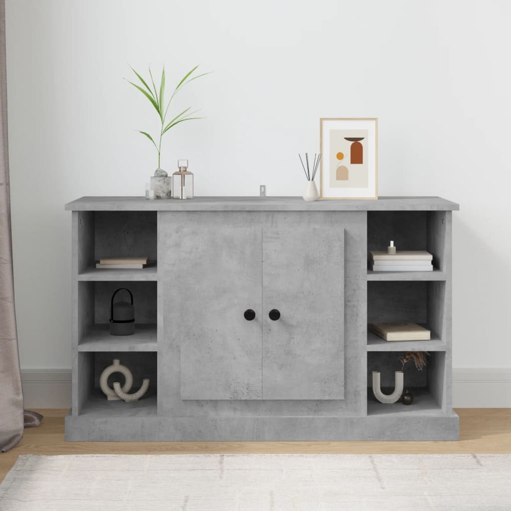 vidaXL Sideboard Concrete Grey 100x35,5x60 cm Engineered Wood