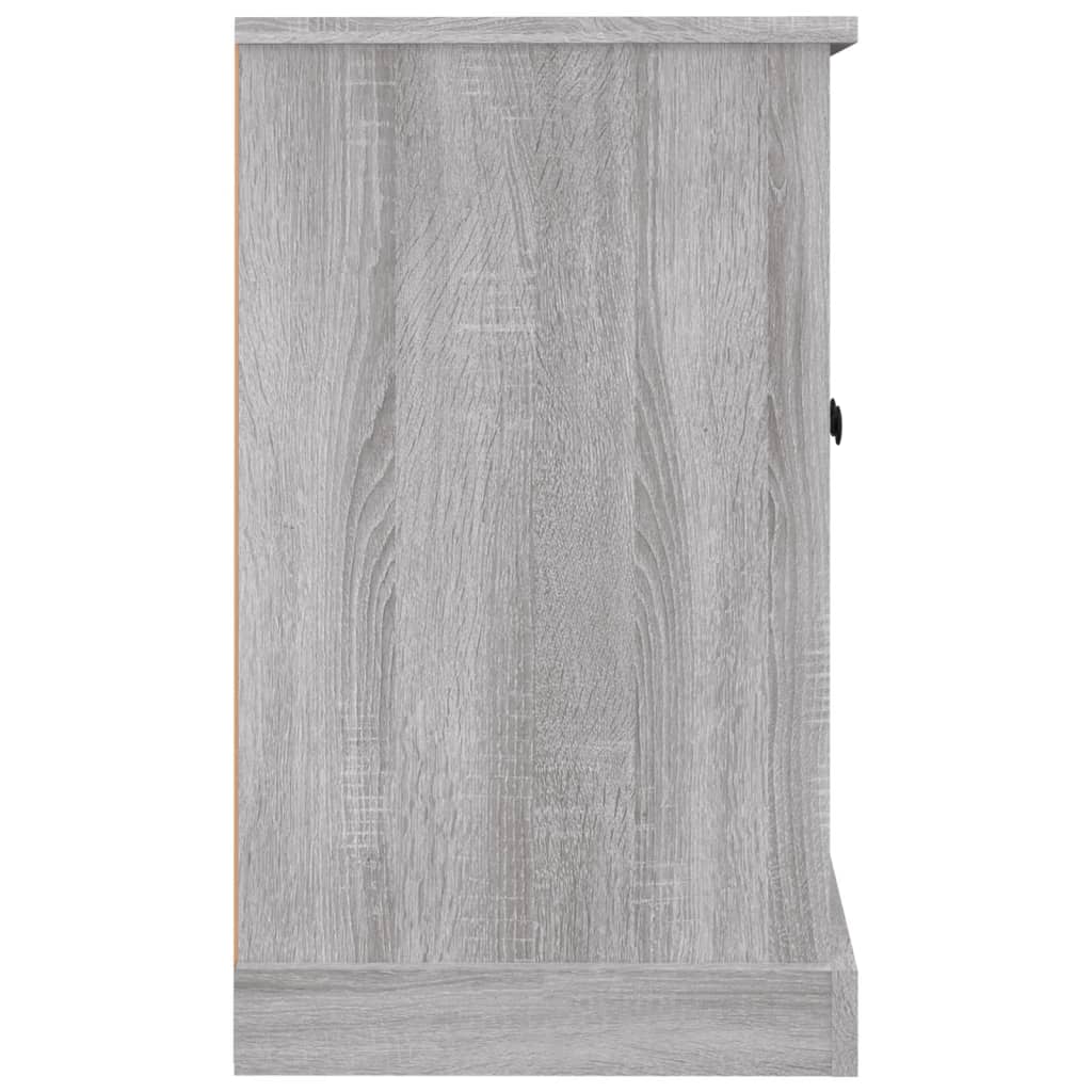 vidaXL Sideboard Grey Sonoma 100x35.5x60 cm Engineered Wood