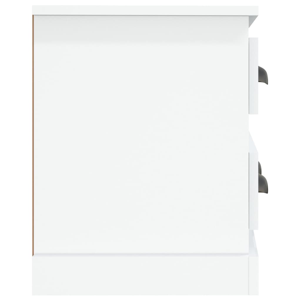 vidaXL TV Cabinet High Gloss White 100x35.5x45 cm Engineered Wood