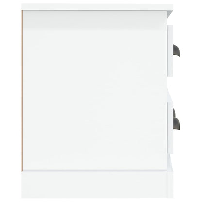 vidaXL TV Cabinet High Gloss White 100x35.5x45 cm Engineered Wood