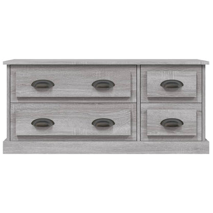 vidaXL TV Cabinet Grey Sonoma 100x35,5x45 cm Engineered Wood