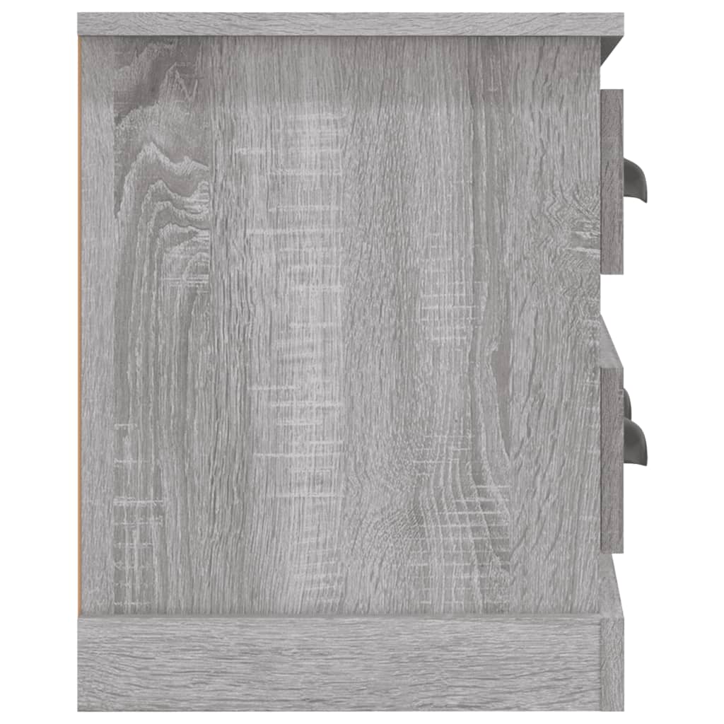 vidaXL TV Cabinet Grey Sonoma 100x35,5x45 cm Engineered Wood