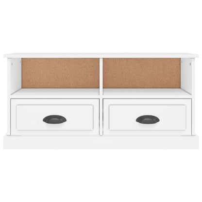 vidaXL TV Cabinet White 93x35.5x45 cm Engineered Wood