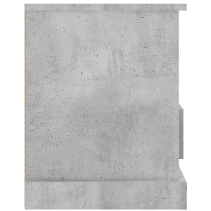 vidaXL TV Cabinet Concrete Grey 93x35.5x45 cm Engineered Wood