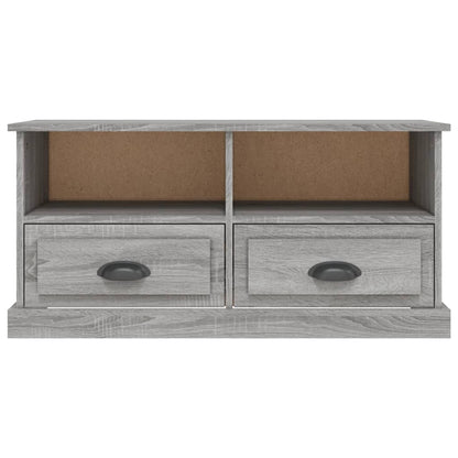 vidaXL TV Cabinet Grey Sonoma 93x35.5x45 cm Engineered Wood