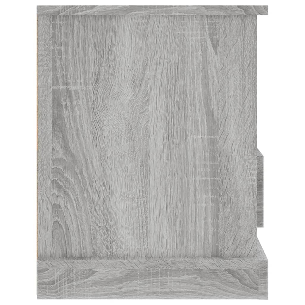 vidaXL TV Cabinet Grey Sonoma 93x35.5x45 cm Engineered Wood
