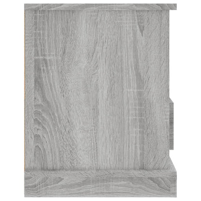 vidaXL TV Cabinet Grey Sonoma 93x35.5x45 cm Engineered Wood