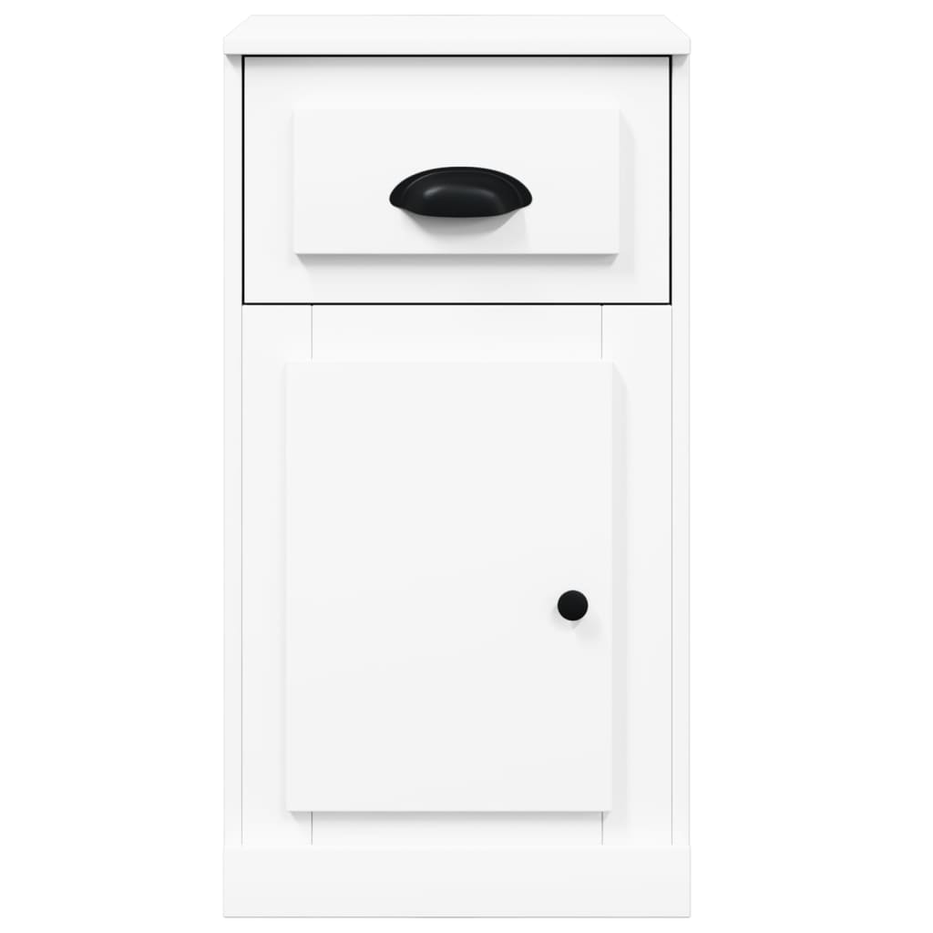 vidaXL Side Cabinet with Drawer White 40x50x75 cm Engineered Wood