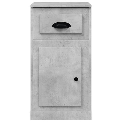 vidaXL Side Cabinet with Drawer Concrete Grey 40x50x75 cm
