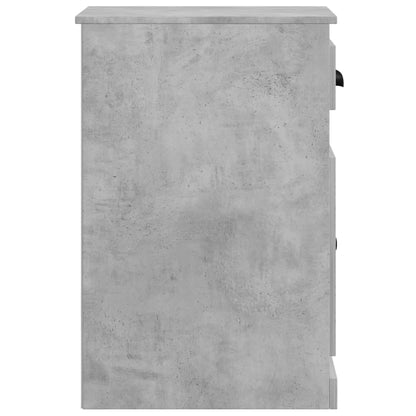 vidaXL Side Cabinet with Drawer Concrete Grey 40x50x75 cm