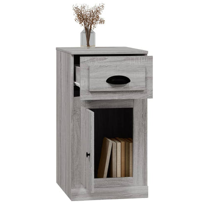 vidaXL Side Cabinet with Drawer Grey Sonoma 40x50x75cm Engineered Wood