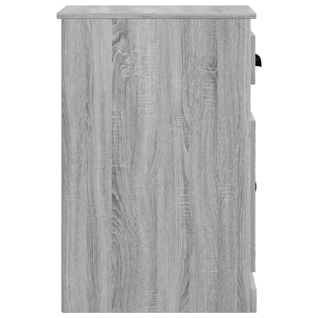 vidaXL Side Cabinet with Drawer Grey Sonoma 40x50x75cm Engineered Wood
