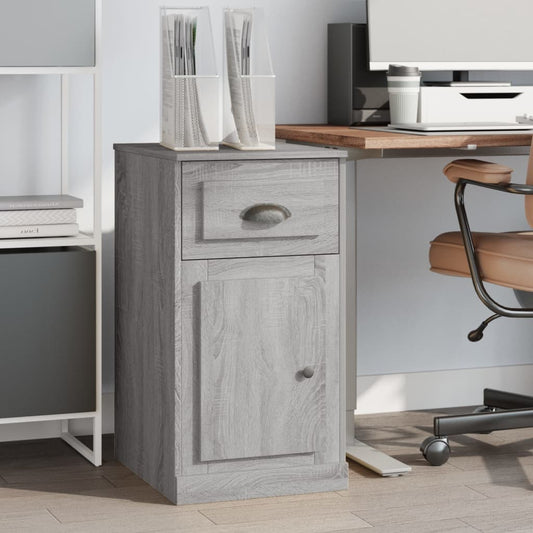 vidaXL Side Cabinet with Drawer Grey Sonoma 40x50x75cm Engineered Wood