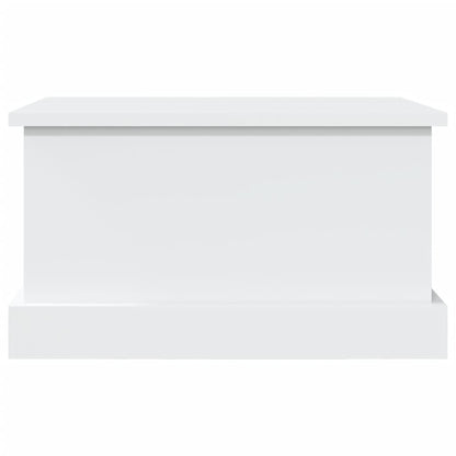vidaXL Storage Box White 50x30x28 cm Engineered Wood
