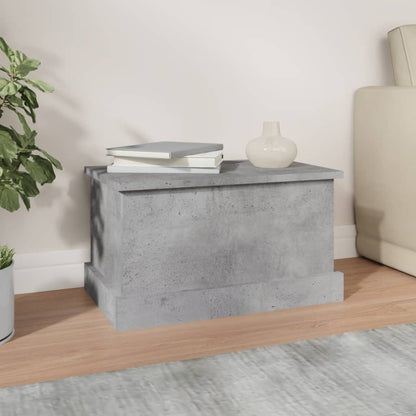 vidaXL Storage Box Concrete Grey 50x30x28 cm Engineered Wood