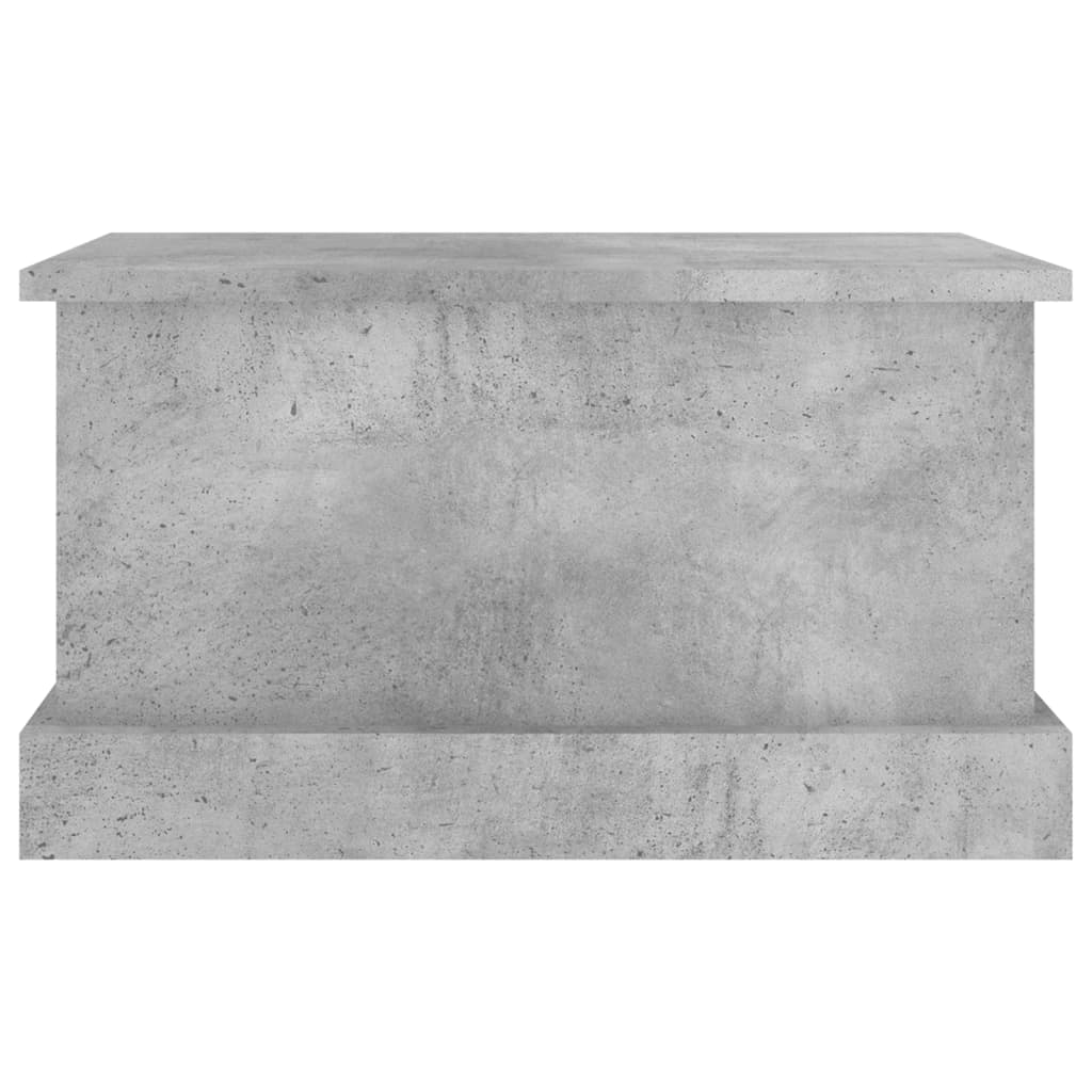 vidaXL Storage Box Concrete Grey 50x30x28 cm Engineered Wood