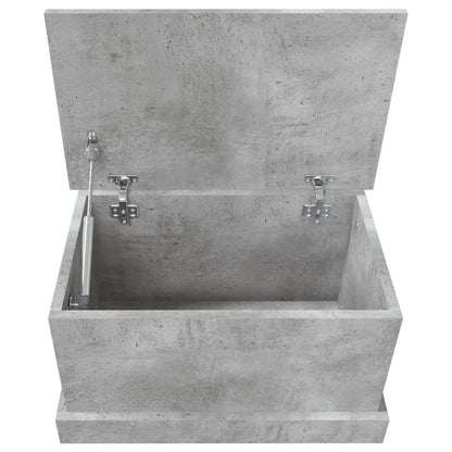 vidaXL Storage Box Concrete Grey 50x30x28 cm Engineered Wood
