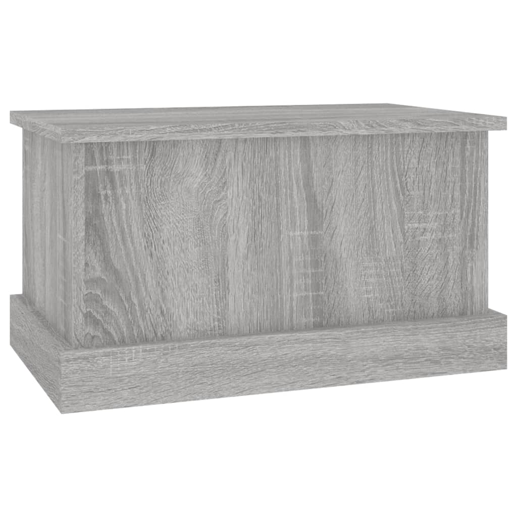 vidaXL Storage Box Grey Sonoma 50x30x28 cm Engineered Wood