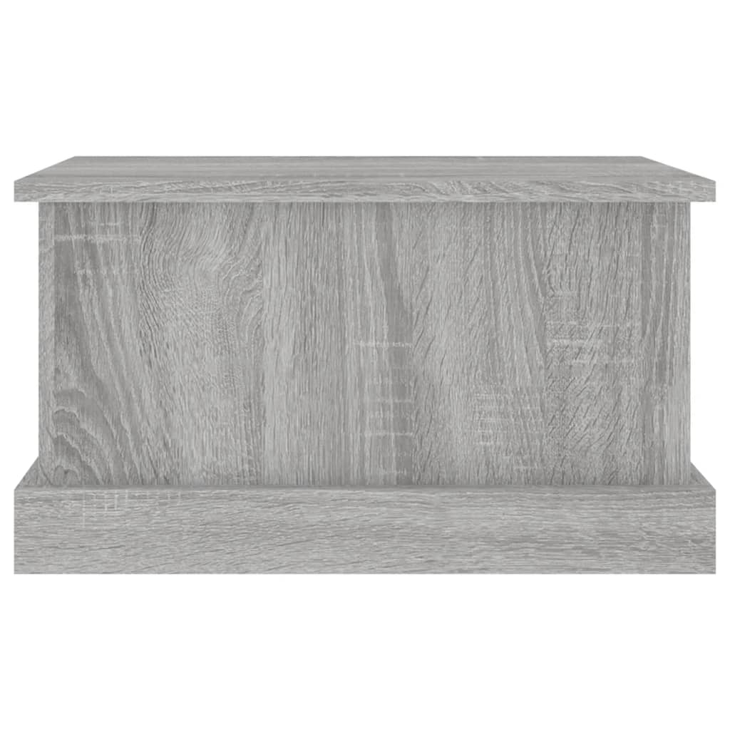 vidaXL Storage Box Grey Sonoma 50x30x28 cm Engineered Wood